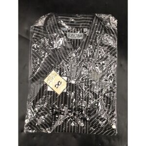 DC Desire Collection Plaid Western Stripe Snap Shirt Mens Size S Long Sleeve NWT